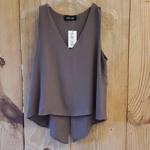Fabrik gray blouse